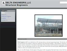 Tablet Screenshot of deltaengineersllc.com